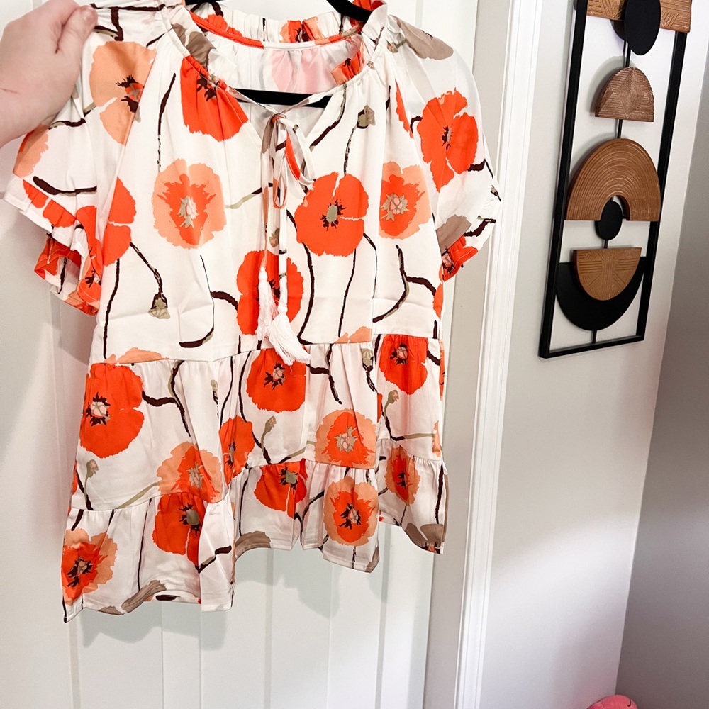 Floral Print Women's Top